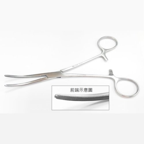 U.K直紋止血鉗【彎16cm】
